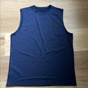 AMAZON Men's Sleeveless Navy Tank Top